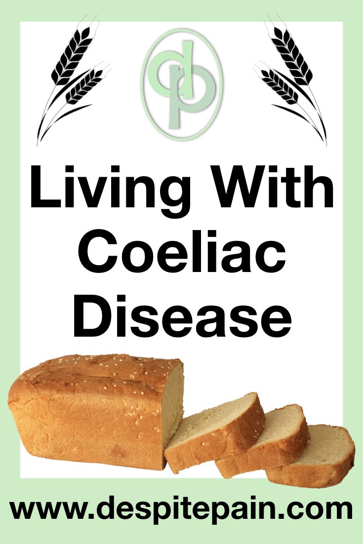 Living with coeliac disease. Wheat and bread, gluten free.